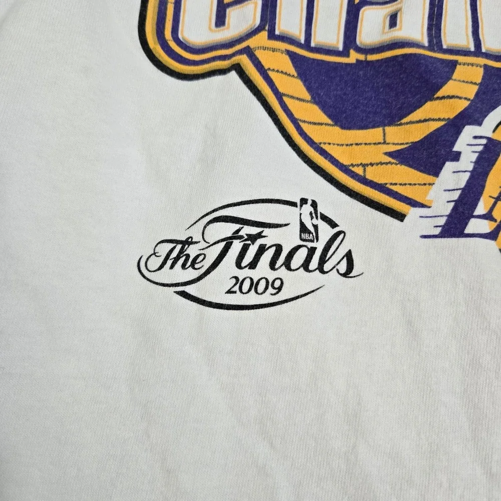 adidas LA‎ Lakers 2009 Western Conference Champions Locker Room T Shirt Mens 2XL